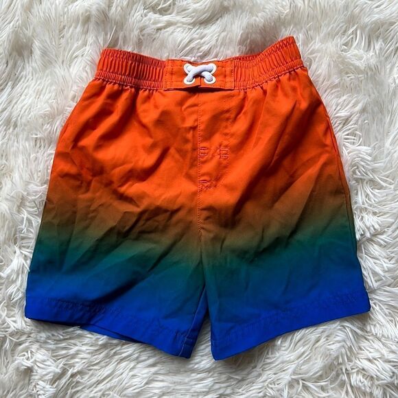 Ombre Toddler Boy Swim Shorts Trunks Size 2T - Picture 1 of 4